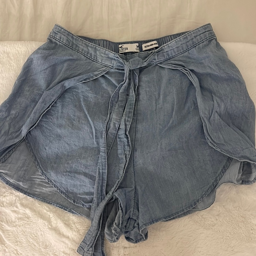 Denim Linen Skort